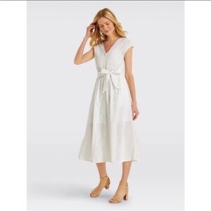 Draper James Collection Willow White Button Front Eyelet Lace Dress Size 2 NWT